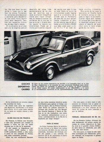 LAMINA V17409: Coche Mini-BMC