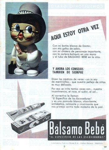 LAMINA V17526: Publicidad Balsamo Bebe