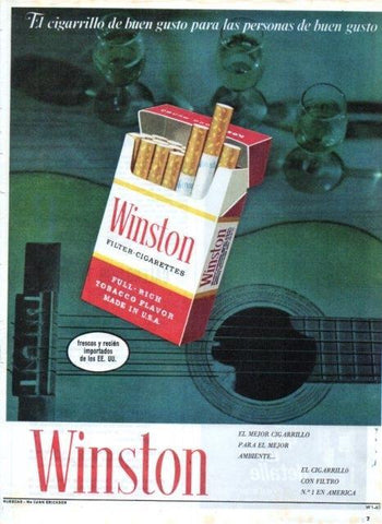 LAMINA V17532: Publicidad Winston