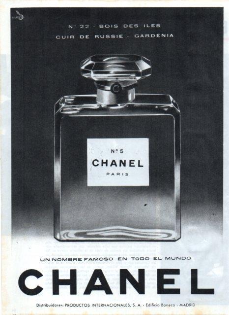LAMINA V17534: Publicidad numero 5 de Chanel