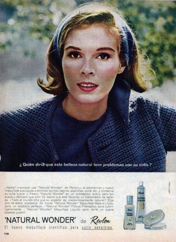 LAMINA V17519: Publicidad natural wonder de Revlon