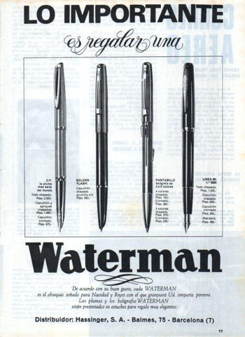 LAMINA V17537: Publicidad Waterman