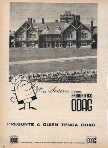 LAMINA V17512: Publicidad frigorifico Odag