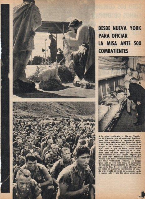LAMINA V17507: Misa en Vietnam celebrada por el Cardenal Spellman