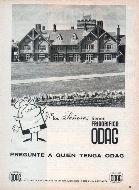 LAMINA V17538: Publicidad frigorifico Odag
