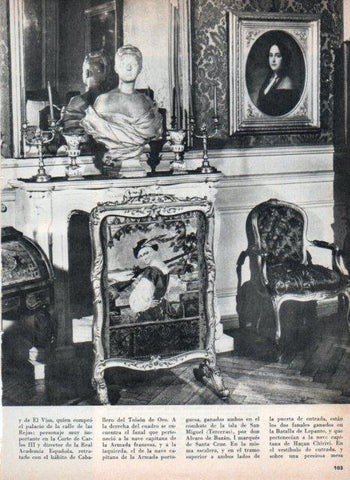 LAMINA V17568: Salon de los Madrazo del Palacio de Santa Cruz