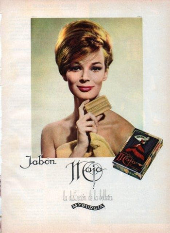 LAMINA V17573: Publicidad Jabon Maja de Myrurgia
