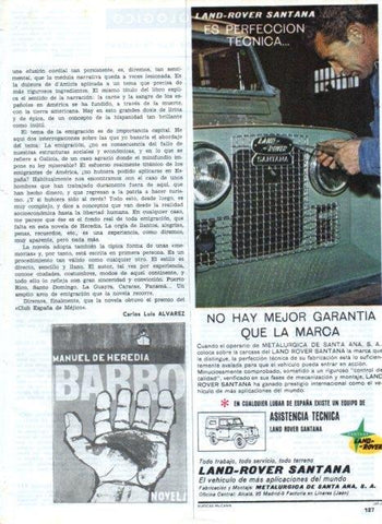 LAMINA V17579: Publicidad Land-Rover Santana