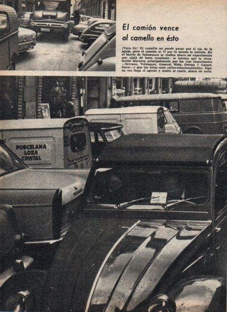 LAMINA V17556: Atasco de coches en Madrid