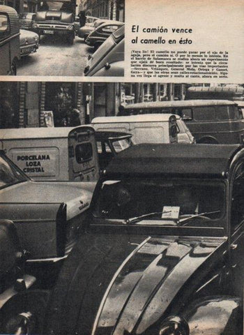 LAMINA V17556: Atasco de coches en Madrid