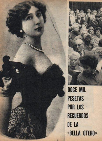 LAMINA V17558: La Bella Otero