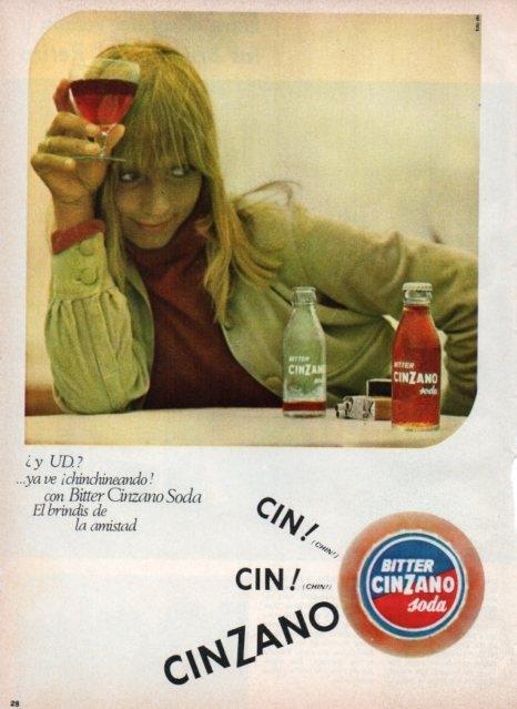 LAMINA V17436: Publicidad Bitter Cinzano soda