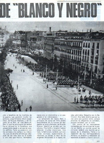 LAMINA V17416: Husares de la guerra de Melilla en calle Alcala de Madrid