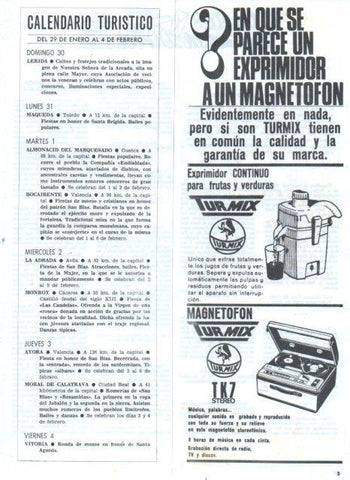 LAMINA V17422: Publicidad magnetofon Turmix