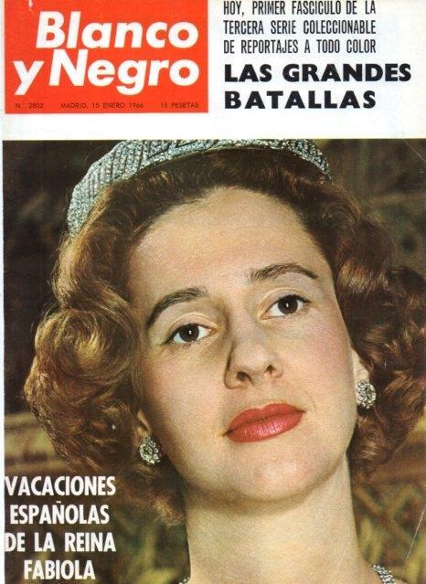 LAMINA V17421: Portada revista Blanco y Negro numero 2802 de 15 de enero de 1966