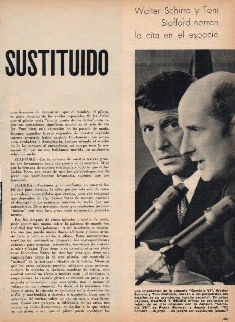 LAMINA V17454: Walter Schirra y Tom Stafford
