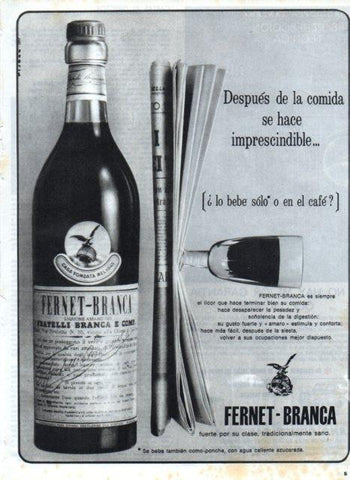 LAMINA V17478: Publicidad Fernet Branca