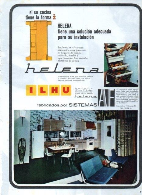 LAMINA V17479: Publicidad Helena muebles metalicos