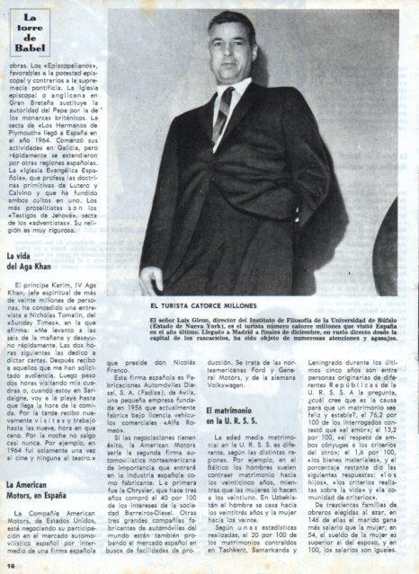 LAMINA V17483: Luis Gleen turista catorce millones