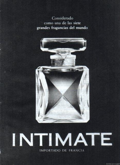 LAMINA V17484: Publicidad Intimate de Revlon