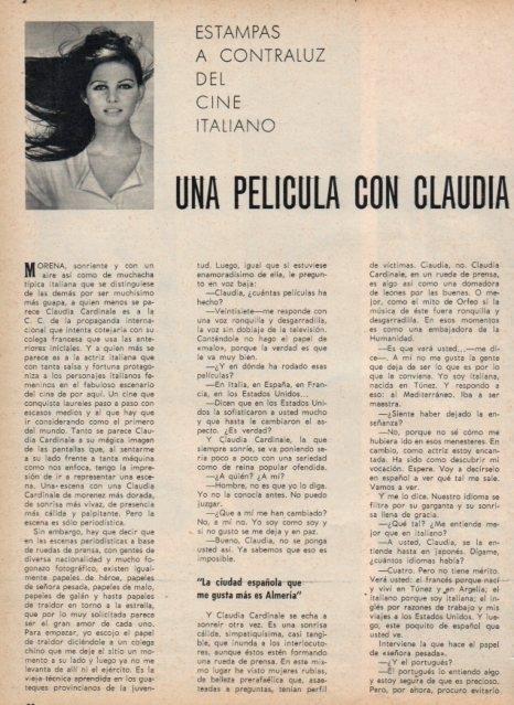 LAMINA V17457: Claudia Cardinale