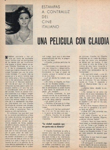 LAMINA V17457: Claudia Cardinale