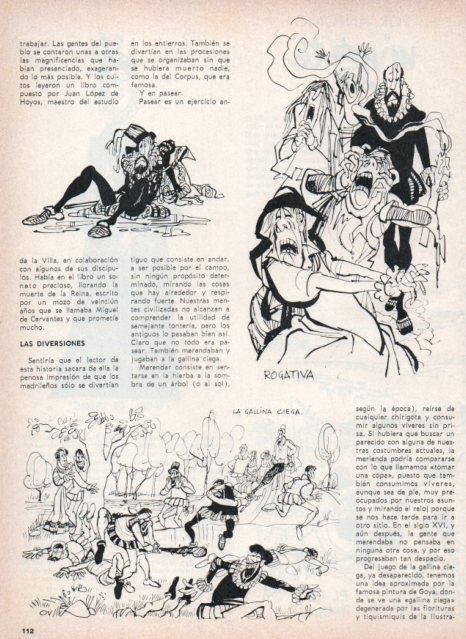 LAMINA V17467: Ilustracion de Mingote para capitulo III seccion Historia de Madrid I