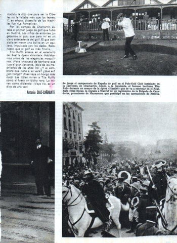 LAMINA V17471: Campeonato de España de golf en el Polo-Golf Club