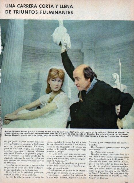 LAMINA V17464: Richard Lester y Annette Andre
