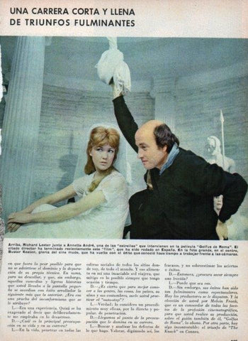 LAMINA V17464: Richard Lester y Annette Andre