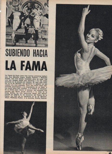 LAMINA V17010: Noella Pontois bailarina