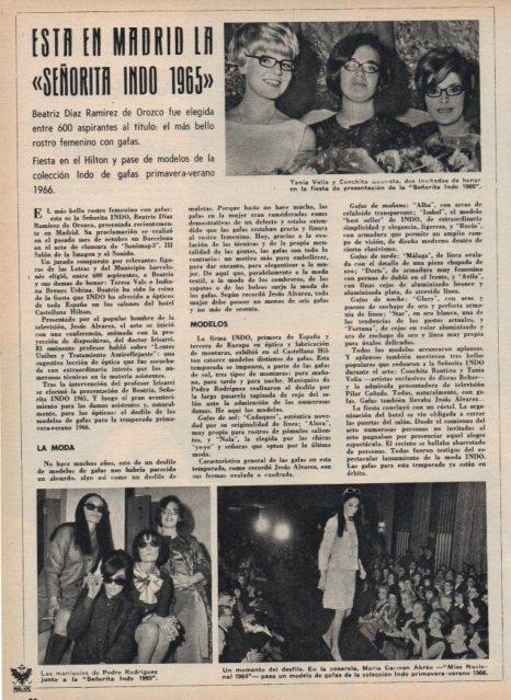 LAMINA V17012: Tania Velia y Conchita Bautista en fiesta de la Señorita Indo 1965