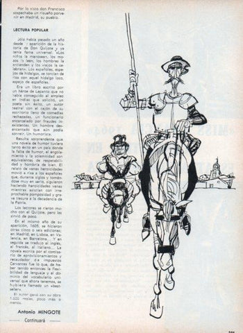LAMINA V17017: Ilustracion de Mingote para capitulo X seccion historia de Madrid II