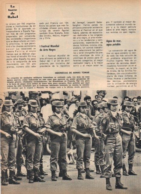 LAMINA V16988: Militares femeninas de Malasia