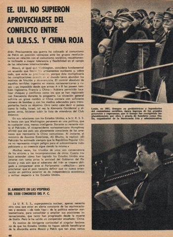 LAMINA V16997: Lenin en 1921 y Stalin