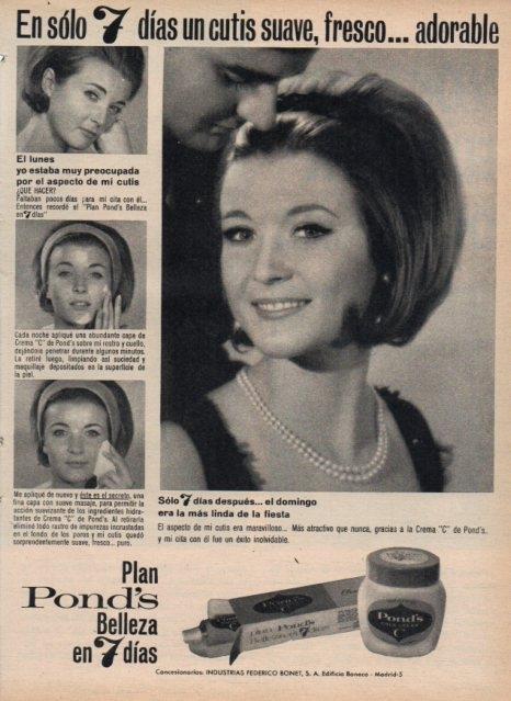 LAMINA V17052: Publicidad crema Pond's