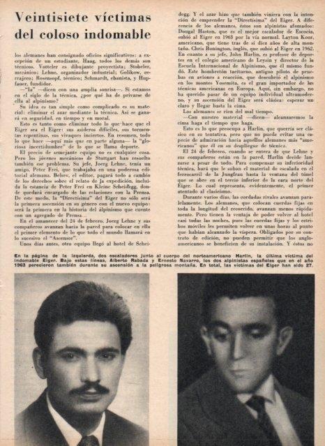 LAMINA V17055: Alberto Rabada y Ernesto Navarro alpinistas