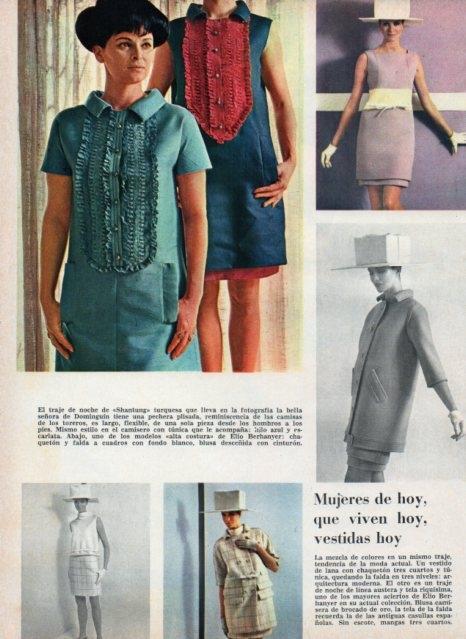 LAMINA V17061: Lucia Bose de Dominguin con traje de noche Shantung