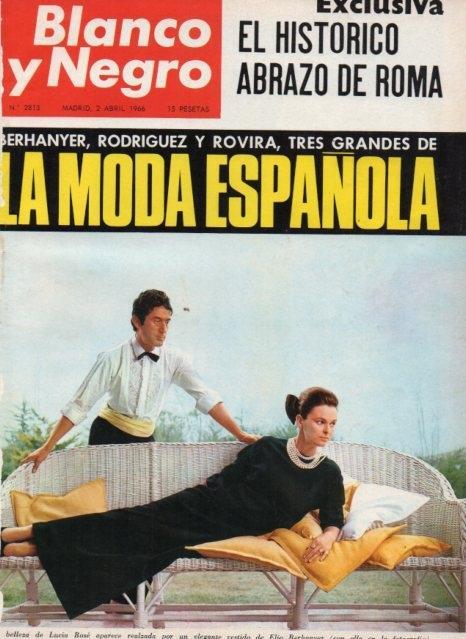 LAMINA V17026: Portada revista Blanco y Negro de 2 de abril de 1966
