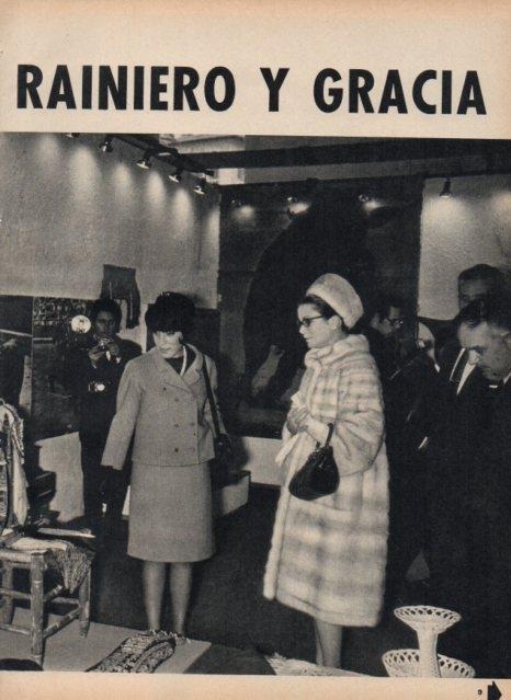 LAMINA V17030: Rainiero y Grace de Monaco en Expotour