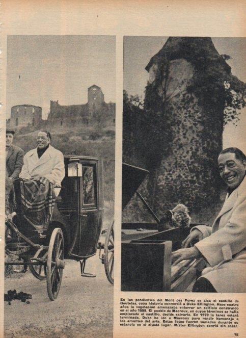 LAMINA V16918: Duke Ellington en el castillo Goutelas, Francia