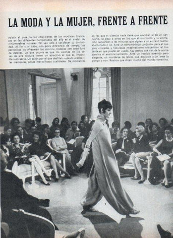 LAMINA V16926: Modelo en crepe de seda de la firma Dior
