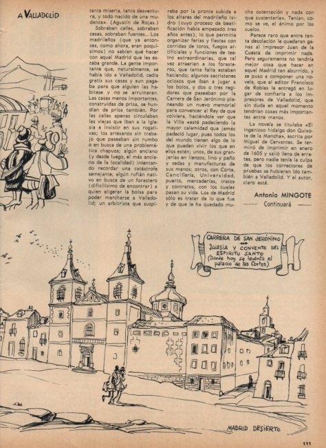 LAMINA V16934: Ilustracion de Mingote para capitulo IX seccion historia de Madrid II