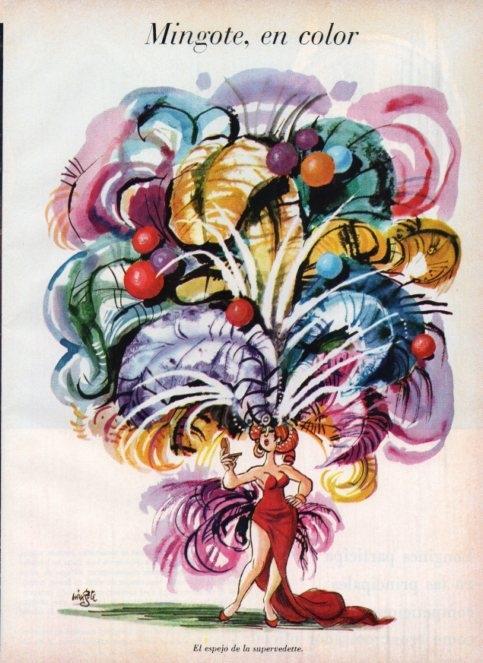 LAMINA V16906: Mingote en color 1966
