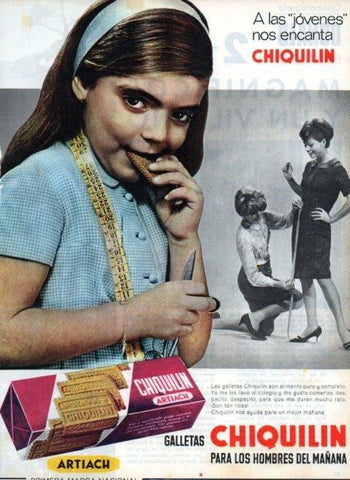 LAMINA V16963: Publicidad galletas Chiquilin de Artiach