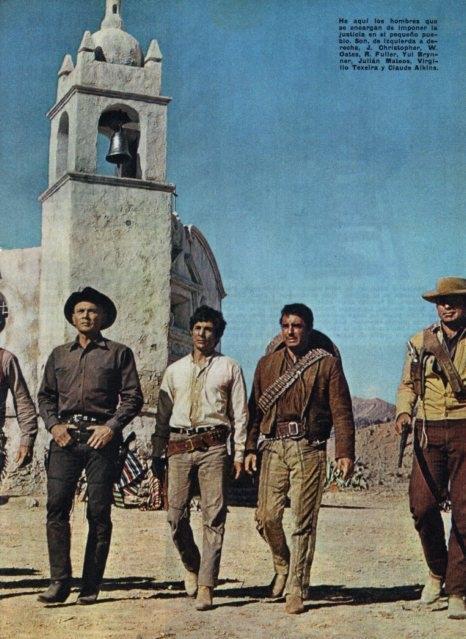 LAMINA V16965: Yul Brynner y Julian Mateos en El regreso de los siete magnificos