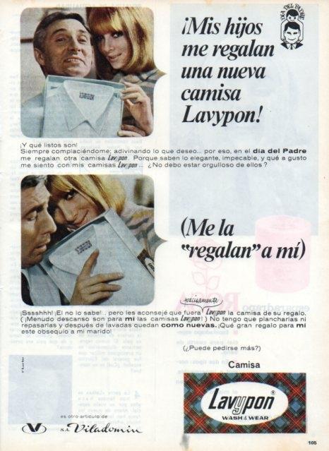 LAMINA V16970: Publicidad camisa Lavypon