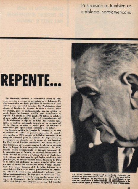 LAMINA V16956: El presidente Johnson