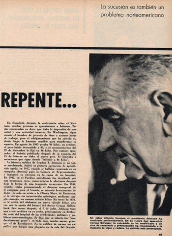 LAMINA V16956: El presidente Johnson
