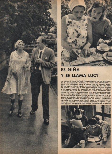 LAMINA V16941: Patricia Neal convaleciente